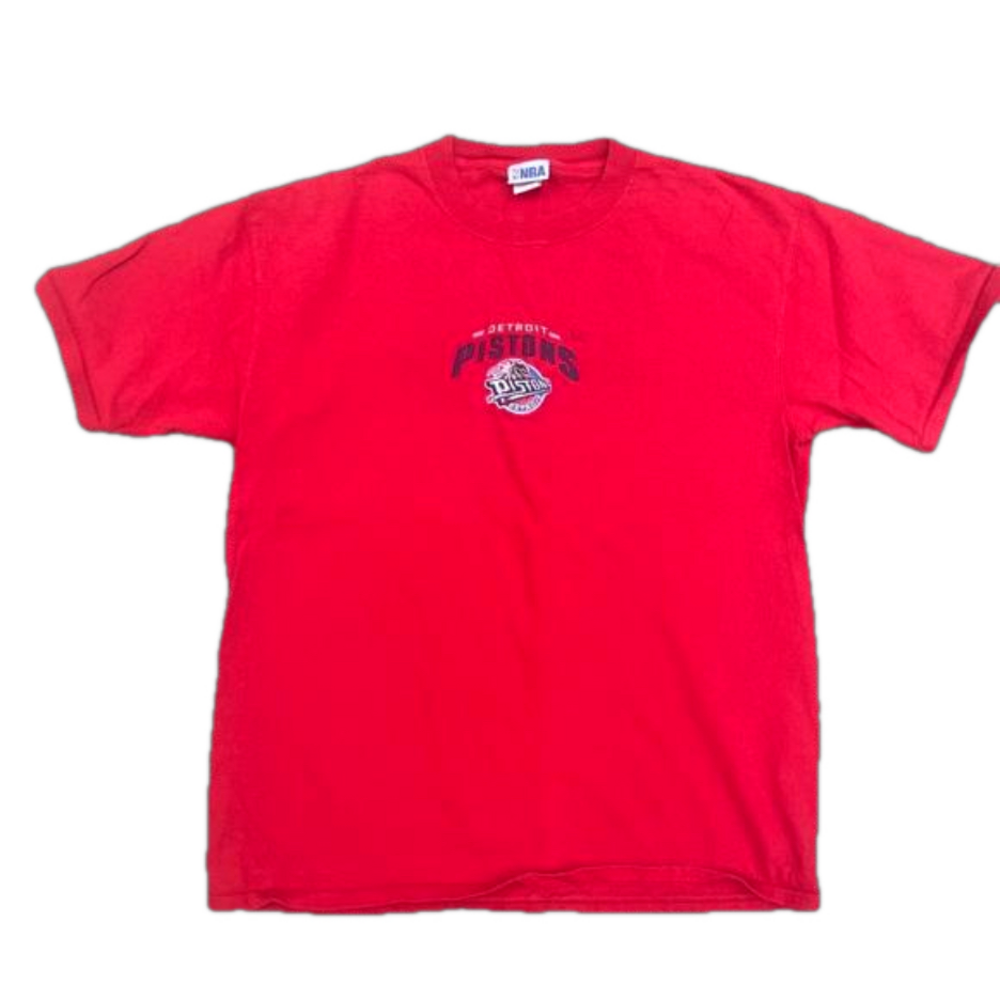 Vintage NBA Detroit Pistons Short Sleeve Shirt Size Large
